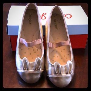 Gold bunny flats